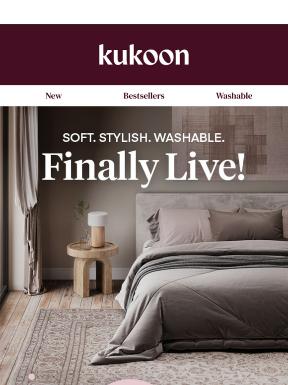 The Wait is Over, Shop Soft Washables Now
