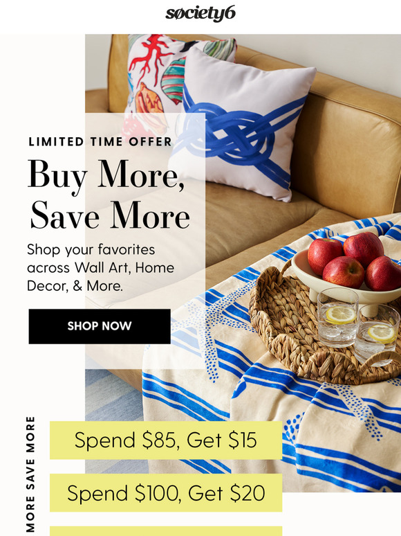 Stock up for Spring: Get up to $30 off Your Purchase