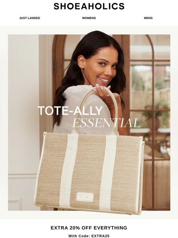 Up To 40% Off Tote Bags + Extra 20% Off Everything