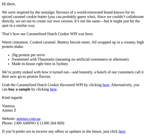The Story Behind our Caramelised Dutch Cookie WPI