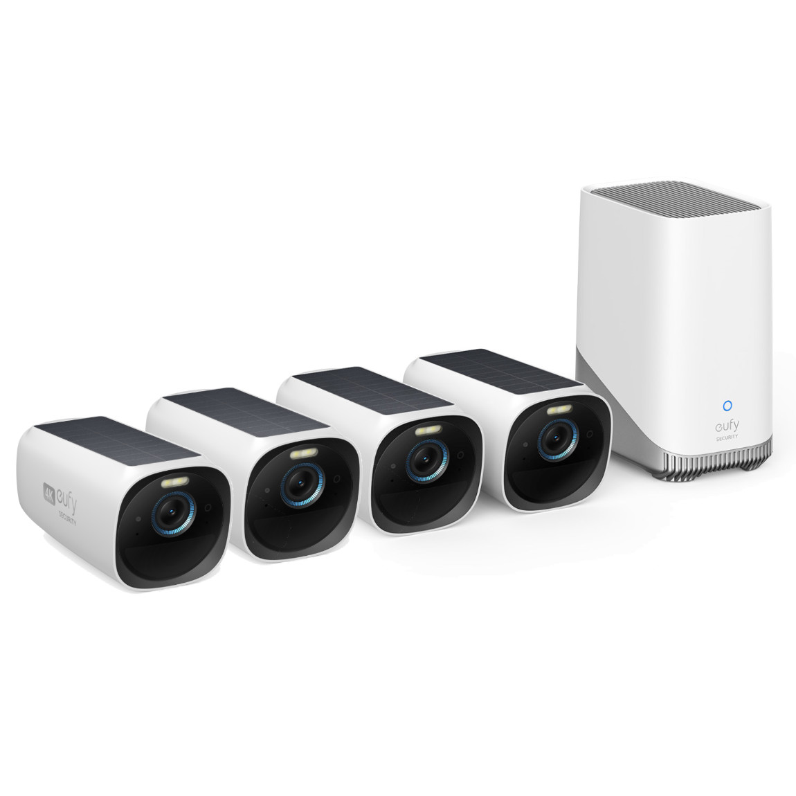 Image of eufyCam 3 Starter Set 4+1 - 4er-Kameraset mit HomeBase 3