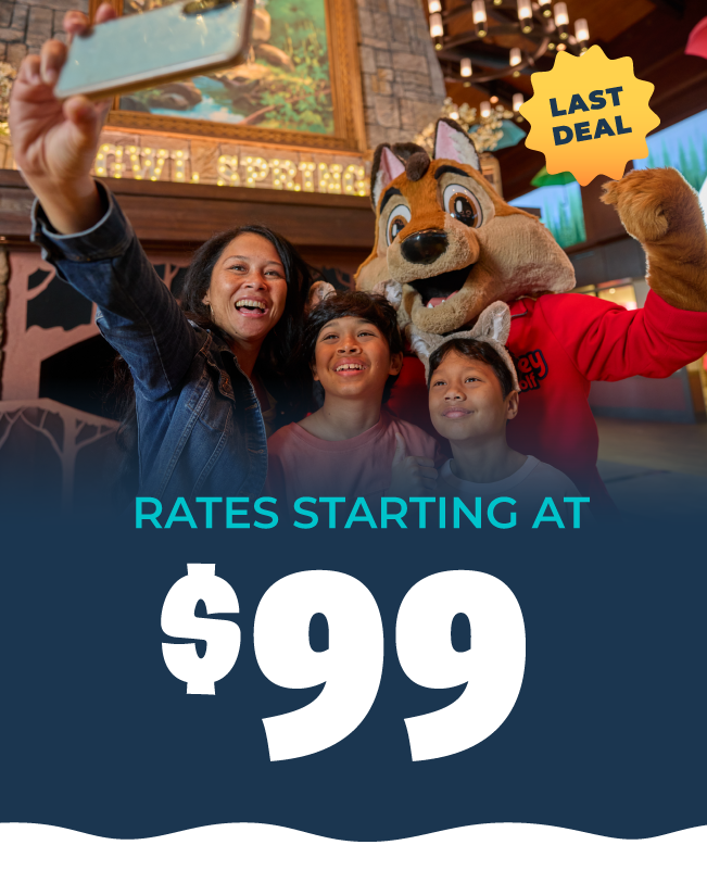 Rooms starting at $99.