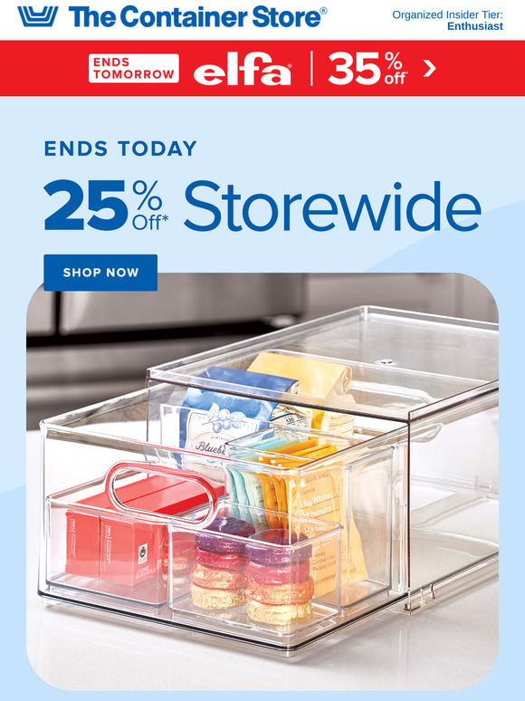 25% Off STOREWIDE Ends TODAY