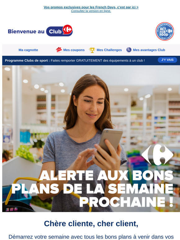 🤫 VOTRE accès VIP aux promos de la semaine prochaine