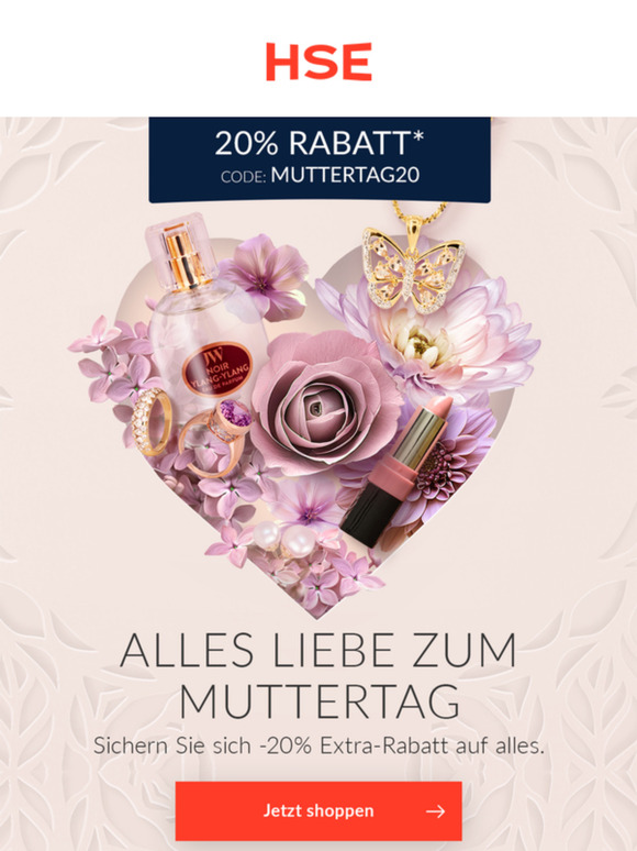 -20% Gutschein auf alles zum Muttertag