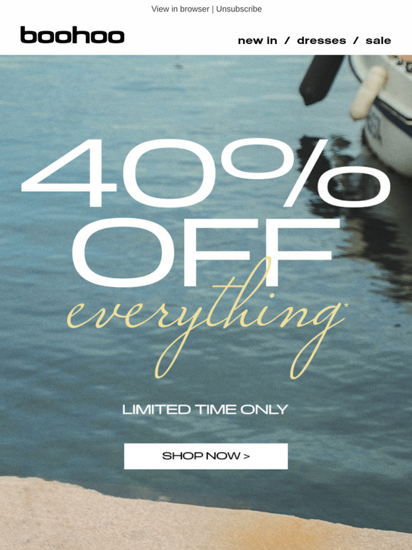 40% off your next haul 👉