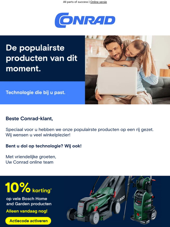 10% korting op Bosch Home and Garden - Laatste kans!