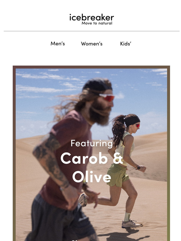 For the earth tone lovers: Carob and Olive