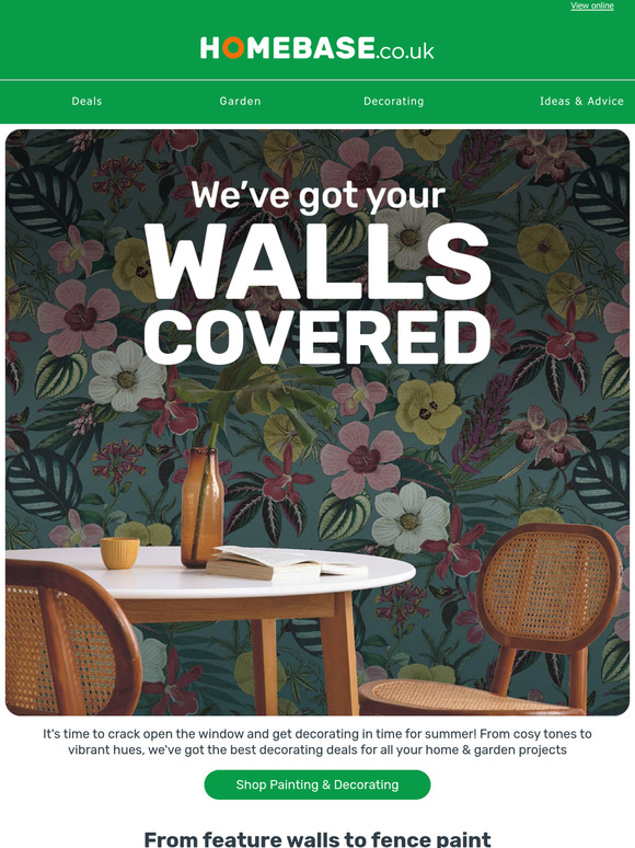 Dazzling decorating deals on paint & wallpaper