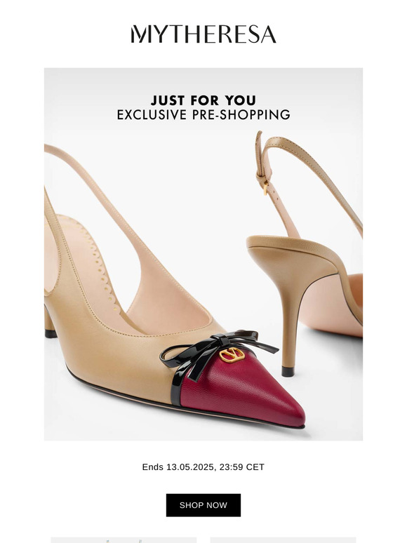 Exclusive pre-shopping: Valentino Garavani, Gucci, Jacquemus