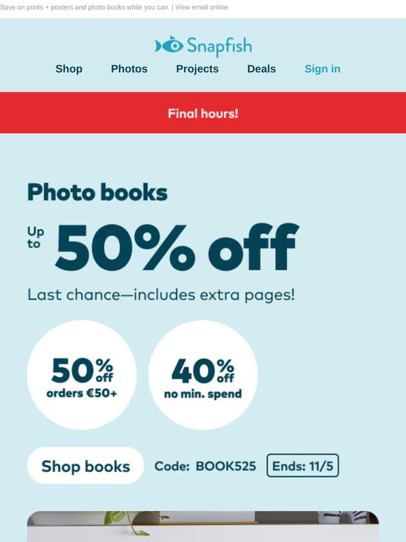 📣 Final call—up to 50% off ends at midnight!