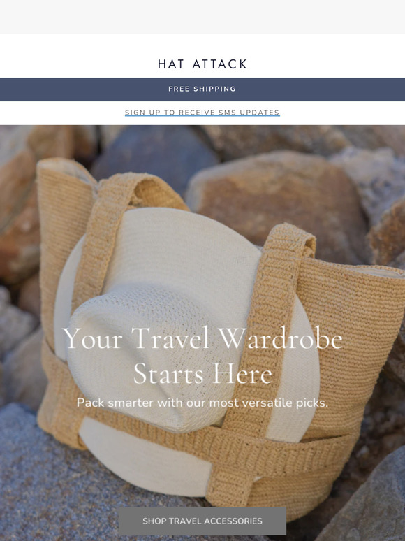Stylish. Packable. Essential.