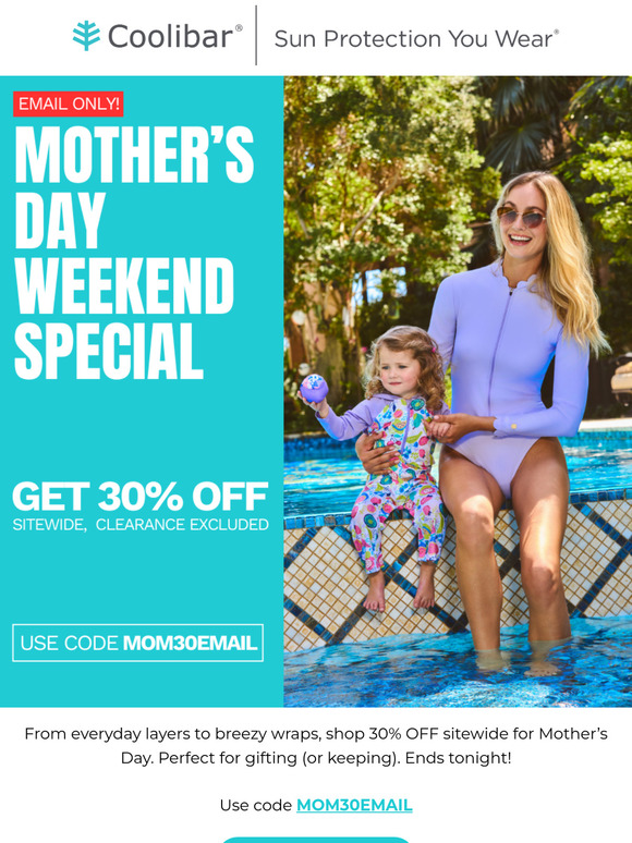 Mom’s Day, Your Way ☀️ 30% OFF Sitewide