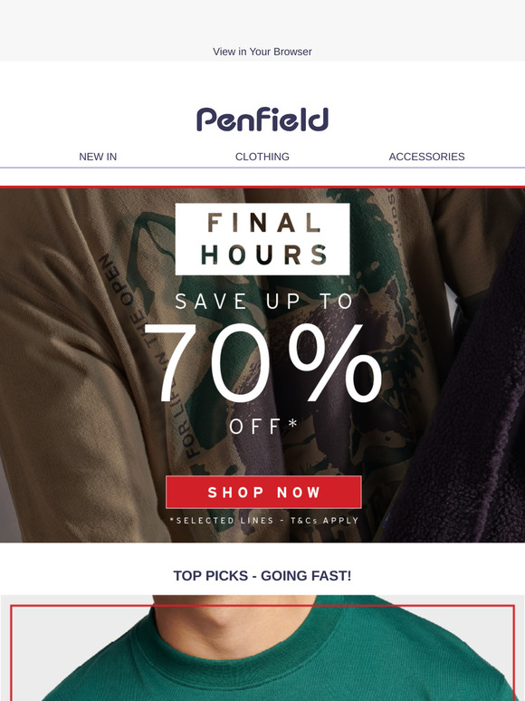 FINAL HOURS: Up to 70% Off*