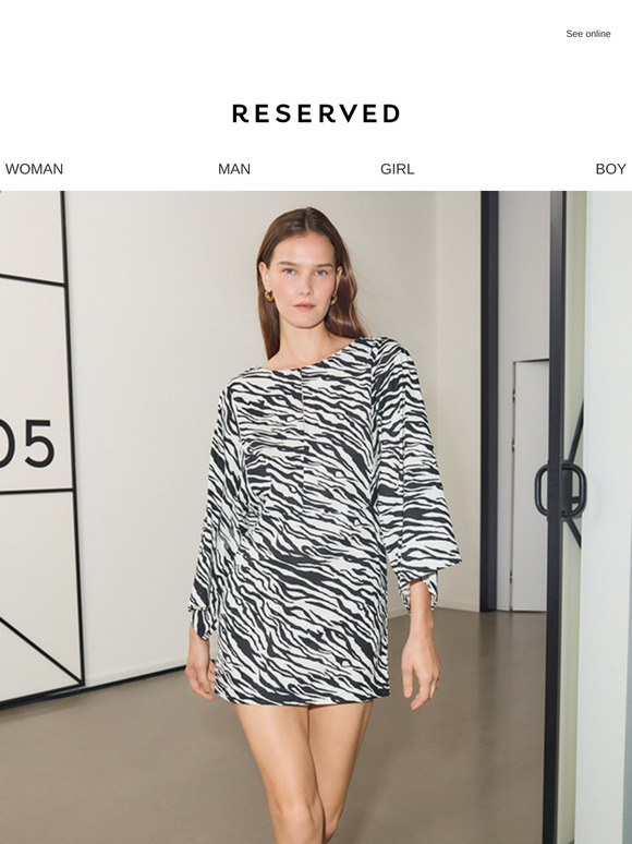 Just in: Zebra print meets turquoise