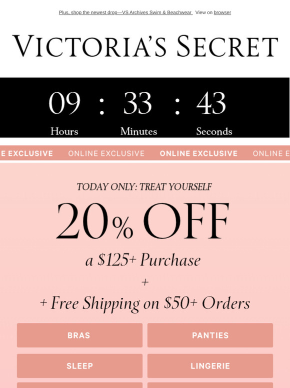 Final Hours: 20% Off Ends Tonight