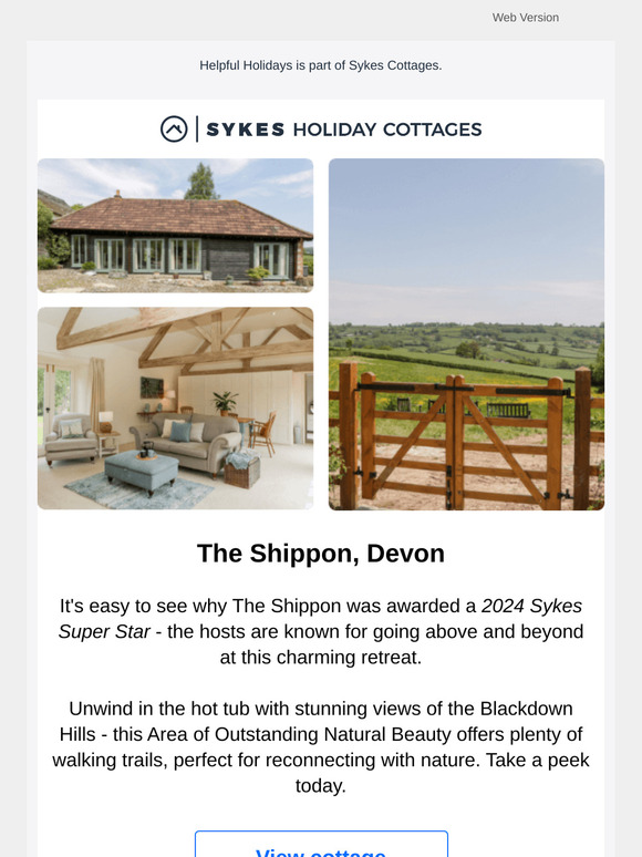 Step inside a Sykes Super Star property 🌟