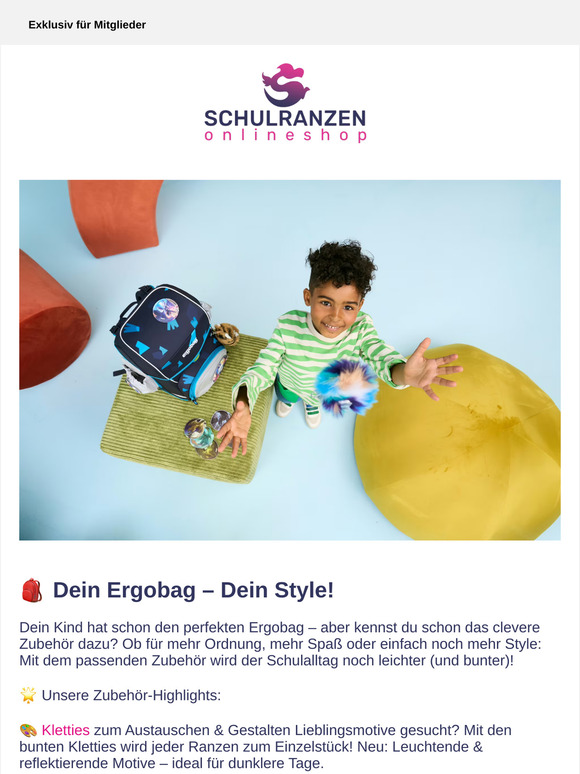 🎒 Dein Ergobag – Dein Style!