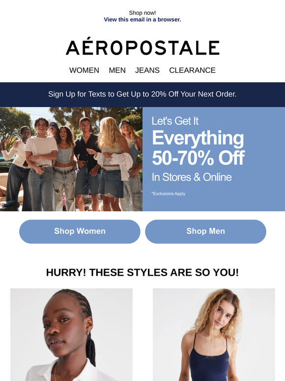 OMG! 50-70% Off EVERYTHING + Clearance From $5.99 🛍️