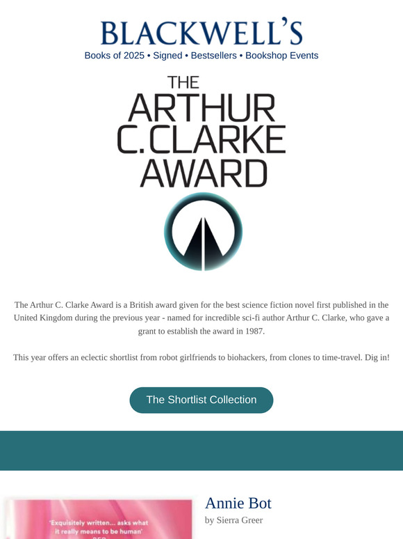 The Arthur C. Clarke Award...