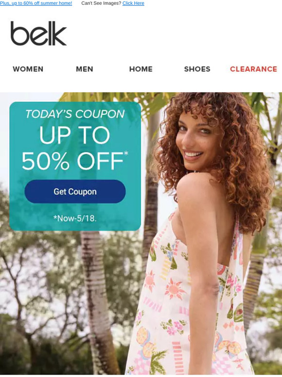 Save up to 50% on must-have summer trends 🏖️