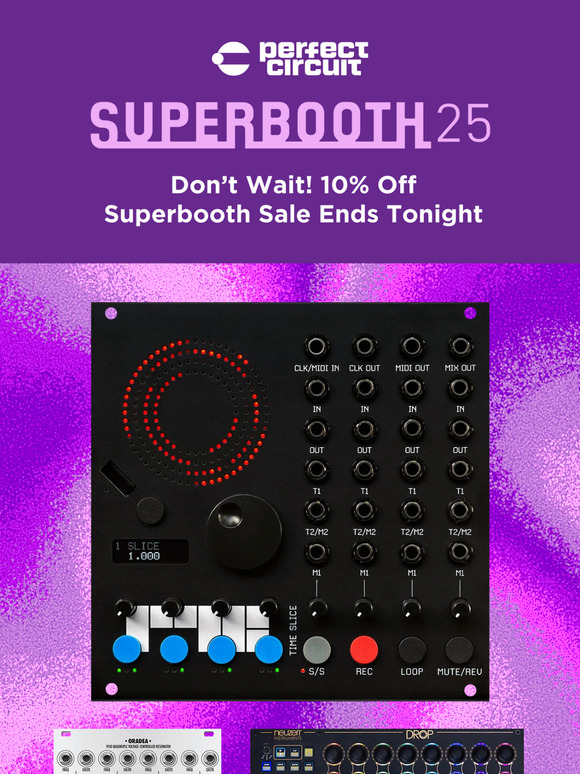 Last Call: 10% Off Superbooth Sale Ends in Hours ⏰