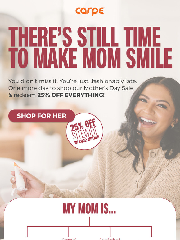 Your mom called - she wants Carpe