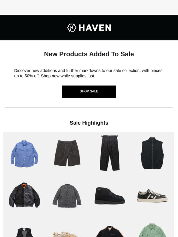 New Products Added to Sale