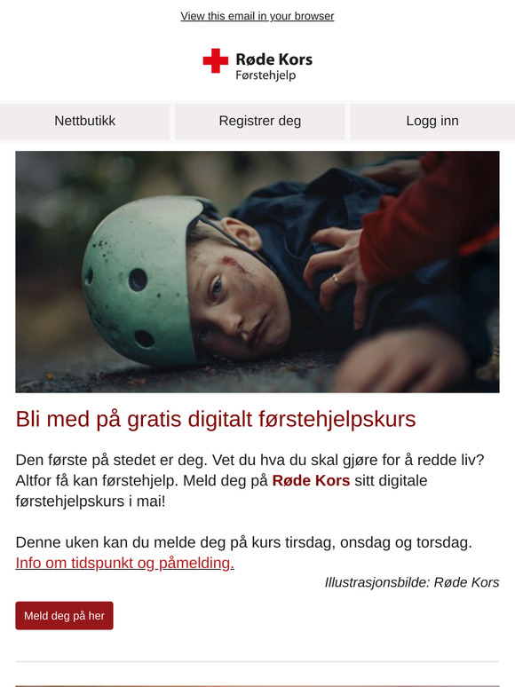 Bli med på digitalt førstehjelpskurs denne uken ⛑️