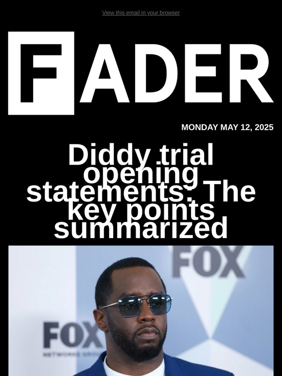 Diddy trial, PinkPantheress samples, Post Animal aspire and more