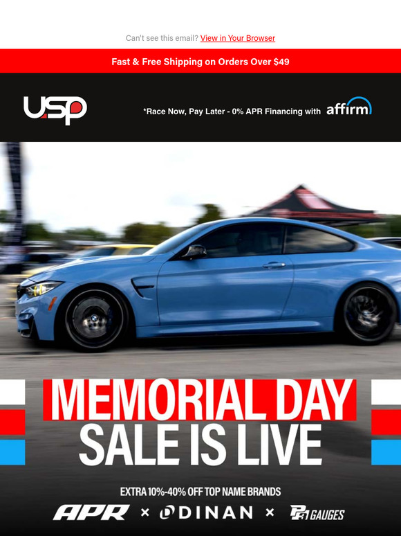 🇺🇸 Memorial Day Deals Are Here – APR, Dinan, P3 & More On Sale!
