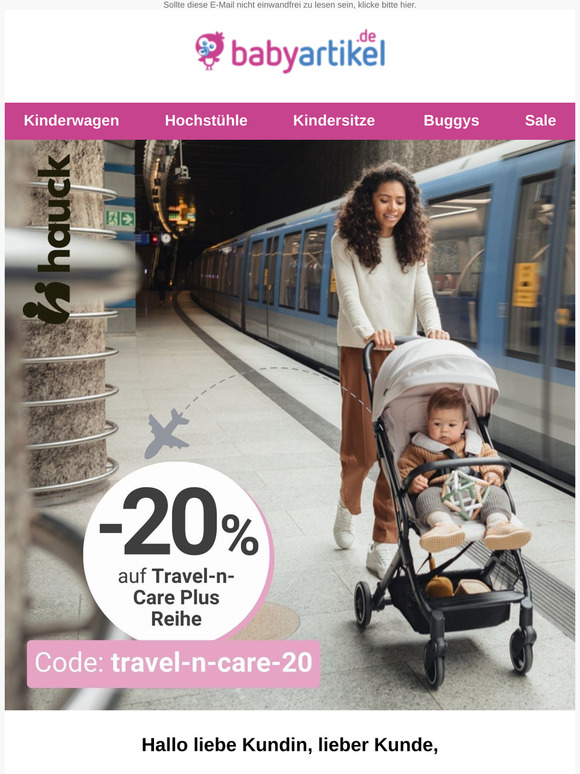 Leicht. Kompakt. Stylisch! -20% auf den Travel n Care Plus!