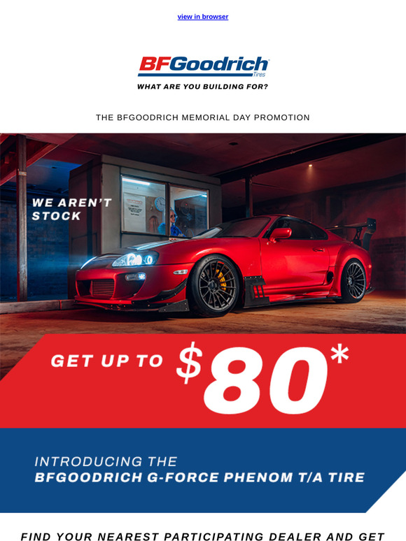 Get ready for Memorial Day tire savings