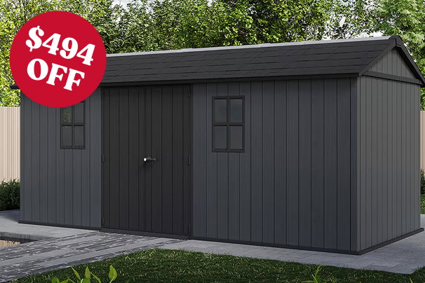 Newton Plus 7.5x17 Storage Shed