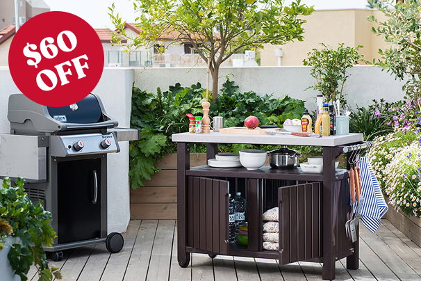 Unity XL Outdoor Kitchen Cart with Storage