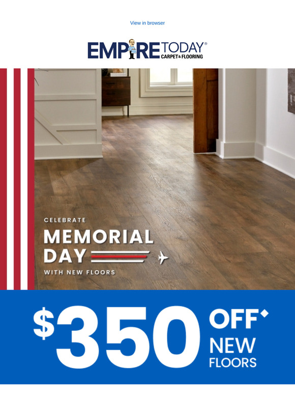 $350 Memorial Day Savings Start Now!