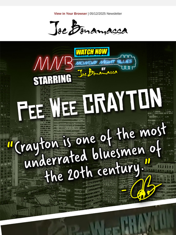 Pee Wee Crayton "The Things That I Used To Do" - Live in Japan, 1983 - Watch Now!