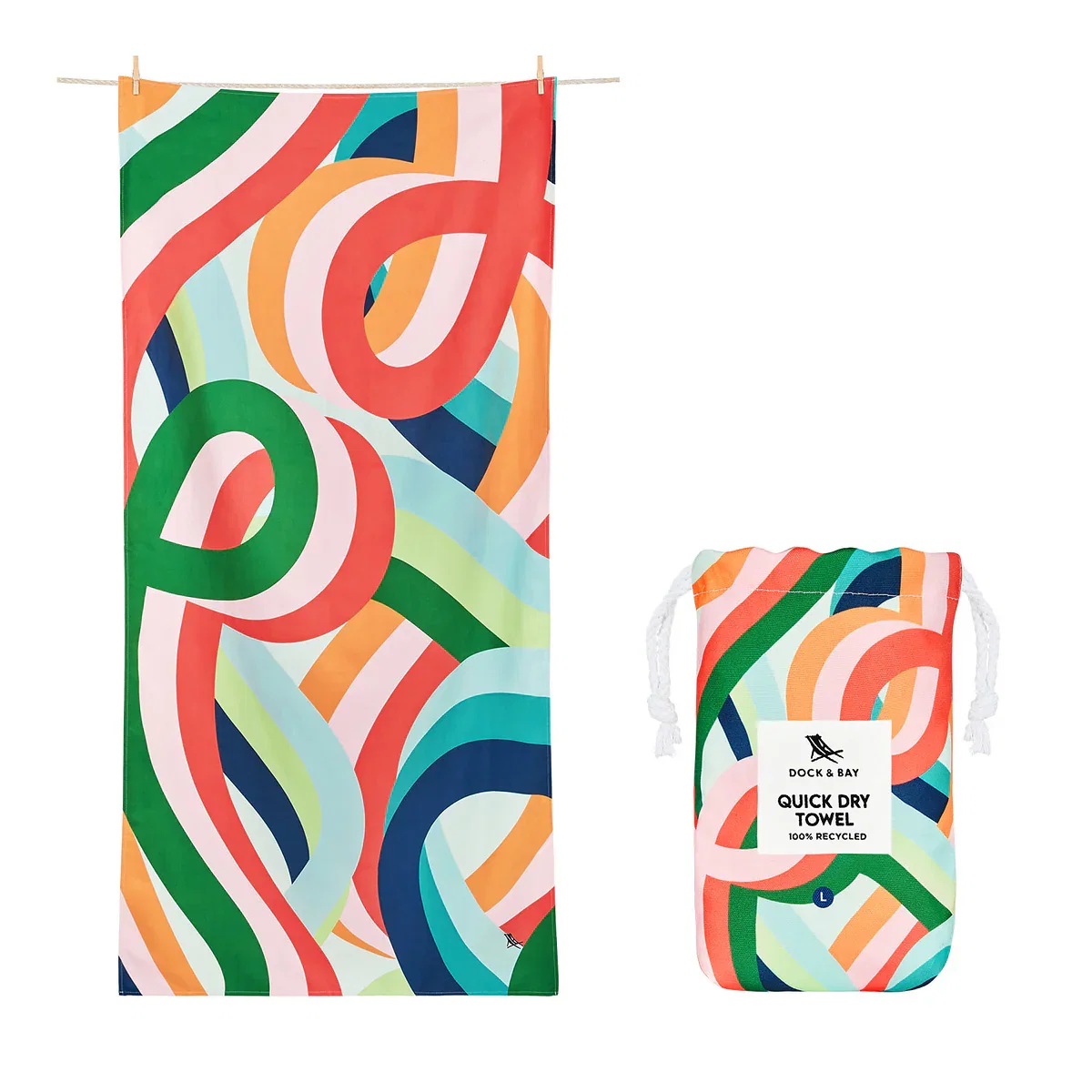 Image of Dock & Bay Quick Dry Towels - Fruit Loops
