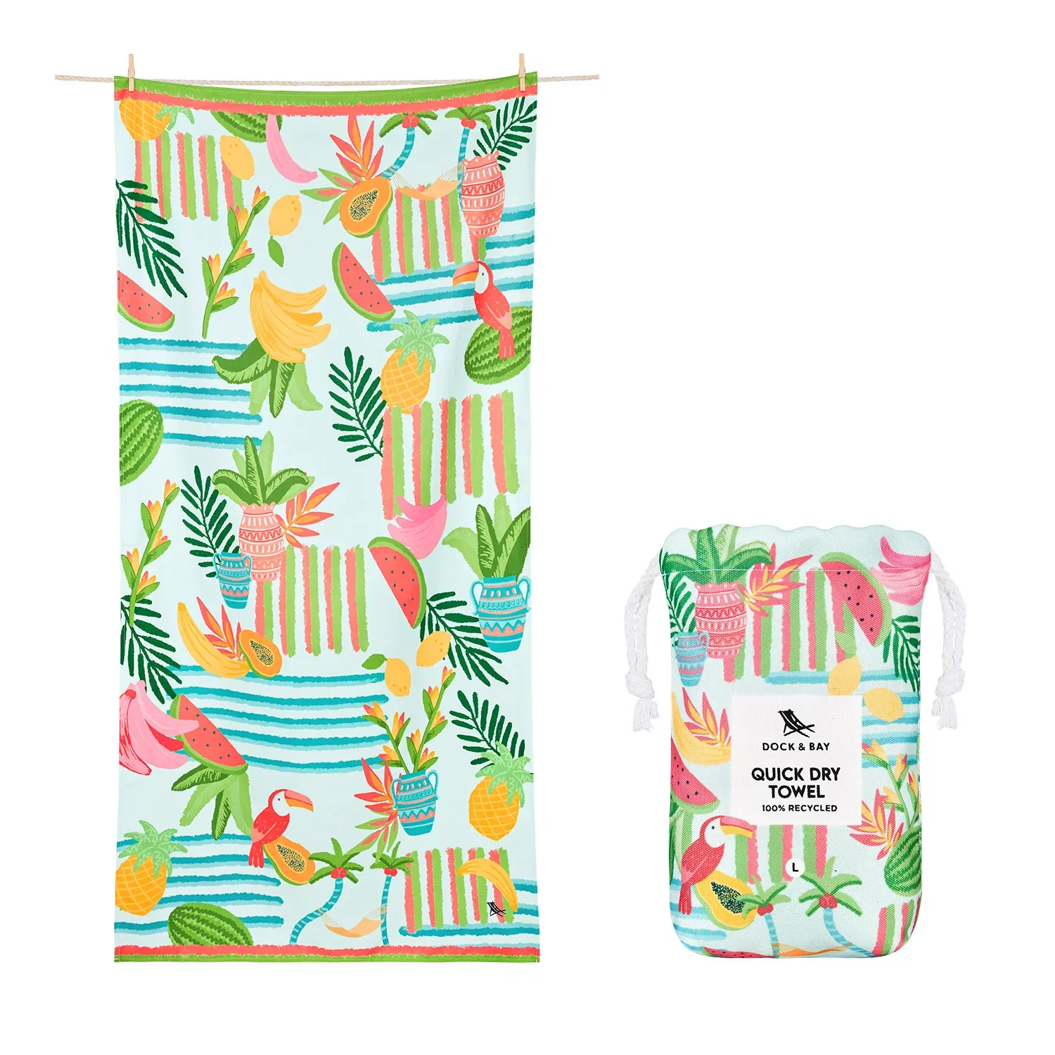 Image of Dock & Bay Quick Dry Towels - Tropicana Treat