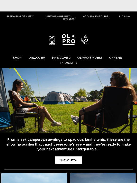 Top Picks from OLPRO's Tent & Awning Show
