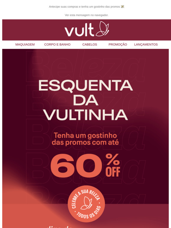 Esquenta da Vultinha: até 60% OFF 🔥