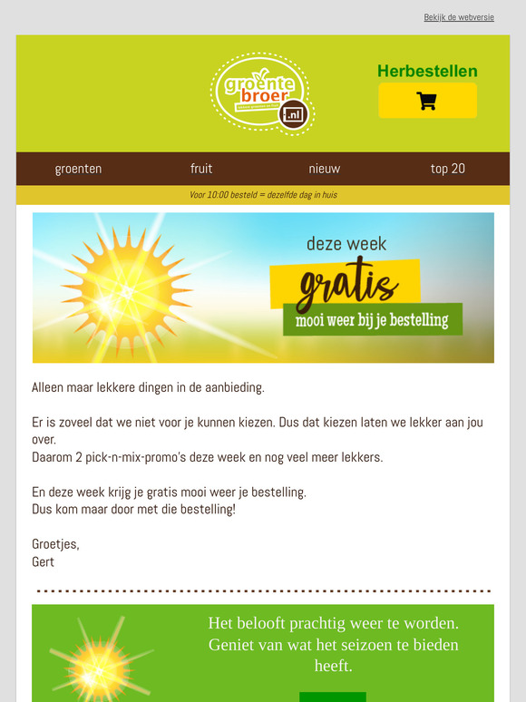 Je krijgt een cadeautje bij je bestelling 👀