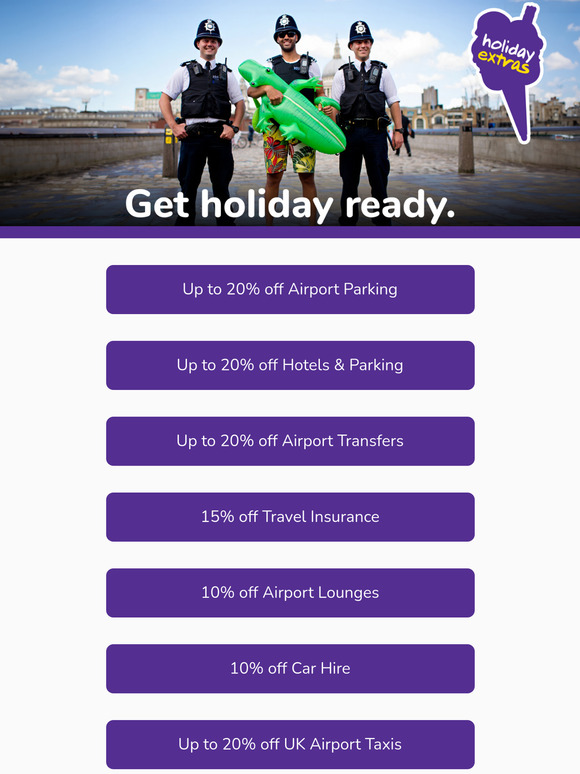 Your Airport Parking discount is inside