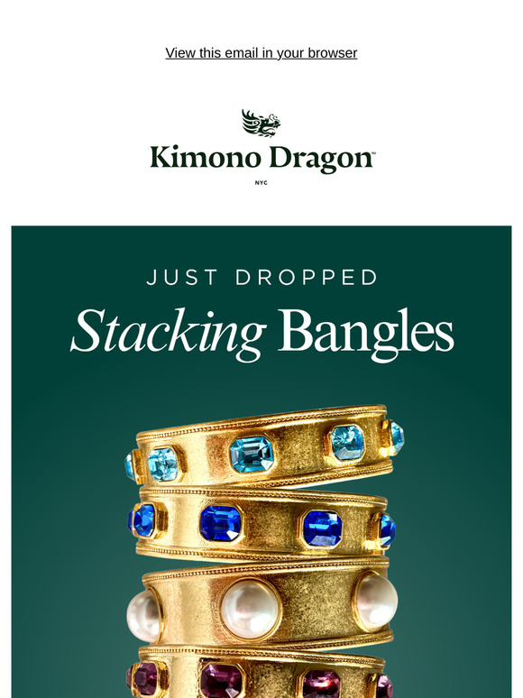 Just Dropped: Stacking Bangles that Shine