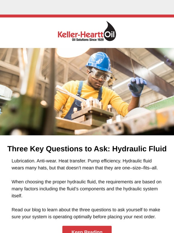 Choosing the Right Hydraulic Fluid: 3 Key Questions