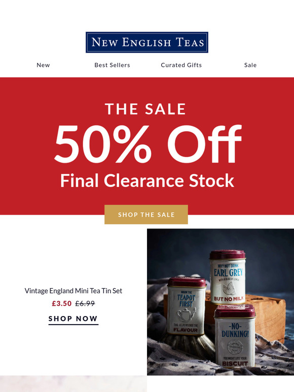 50% Off: Final Clearance 🤩