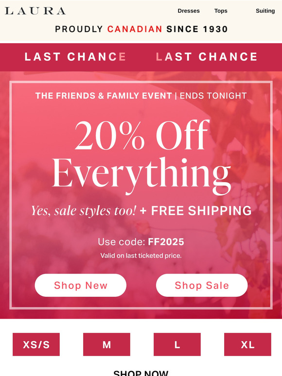 Hurry 🚨 Last chance to save 20%
