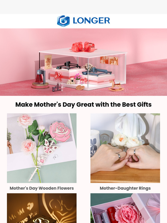 🎁 Craft the Perfect Mother’s Day Gift with Longer Laser Engravers