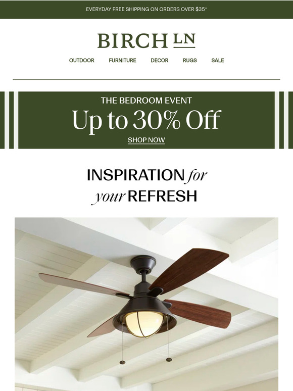 Ceiling fans on SALE: a stylish way to stay cool