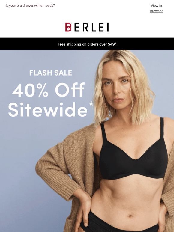 JUST DROPPED: 40% off* 😮‍💨